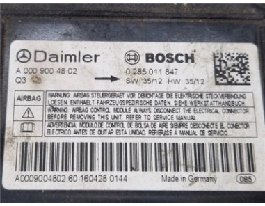 Centralita Airbag Mercedes-Benz Sprinter II Kombi  2 1 311 / 313 / 314 / 316 CDI  [2 1 Ltr  - 95 kW CDI CAT ]