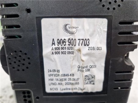 Cuadro Instrumentos Mercedes-Benz Sprinter II Kombi  2 1 311 / 313 / 314 / 316 CDI  [2 1 Ltr  - 95 kW CDI CAT ]