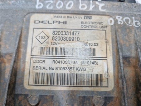 Centralita Renault Kangoo I  1 5 Authentique [1 5 Ltr  - 50 kW dCi Diesel]