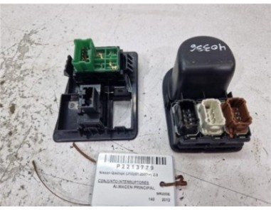 Conjunto Interruptores Nissan Qashqai  2 0