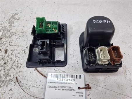 Conjunto Interruptores Nissan Qashqai  2 0