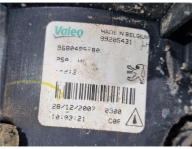 Faro Antiniebla Izquierdo Peugeot 308  1 6 HDi
