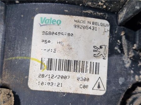 Faro Antiniebla Izquierdo Peugeot 308  1 6 HDi