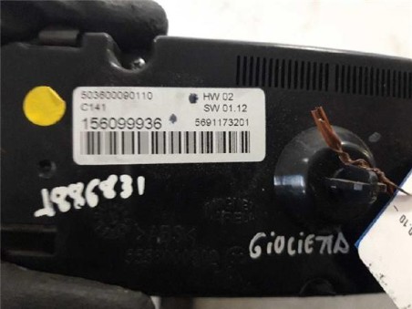 Mandos Climatizador Alfa Romeo Giulietta  2 0 Distinctive [2 0 Ltr  - 103 kW JTDM]