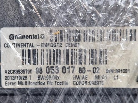 Pantalla Peugeot 208  1 4 Like [1 4 Ltr  - 50 kW HDi FAP]