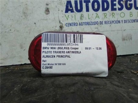 Piloto Antiniebla Trasero Derecho Mini Mini  1 6 Cooper [1 6 Ltr  - 88 kW 16V CAT]