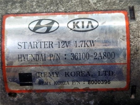 Motor Arranque Hyundai ix35  1 7 Comfort 2WD [1 7 Ltr  - 85 kW CRDi CAT]