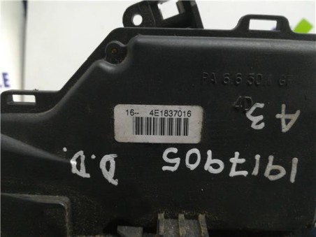 Cerradura Puerta Delantera Derecha Audi A3  2 0 FSI Ambiente [2 0 Ltr  - 110 kW 16V FSI]