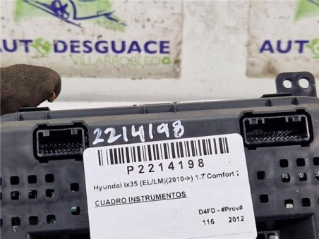 Cuadro Instrumentos Hyundai ix35  1 7 Comfort 2WD [1 7 Ltr  - 85 kW CRDi CAT]