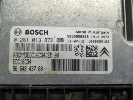 Centralita Citroen Berlingo Furgón  1 6 HDi 90