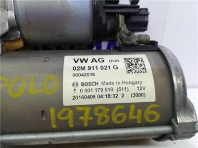 Motor Arranque Volkswagen POLO 1 0 