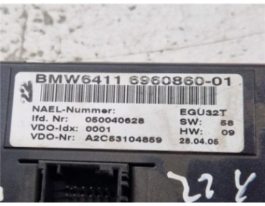 Mandos Calefaccion / Aire Acondicionado BMW Serie 1 Berlina  2 0 118i [2 0 Ltr  - 105 kW 16V]