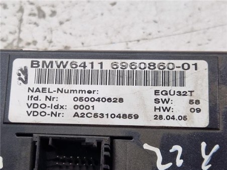 Mandos Calefaccion / Aire Acondicionado BMW Serie 1 Berlina  2 0 118i [2 0 Ltr  - 105 kW 16V]