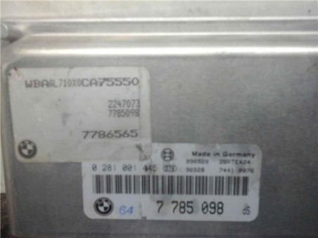 Centralita BMW Serie 3 Berlina  2 0 320d [2 0 Ltr  - 110 kW 16V Diesel CAT]