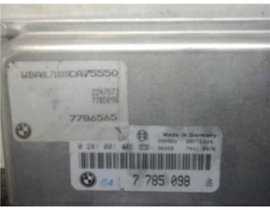 Centralita BMW Serie 3 Berlina  2 0 320d [2 0 Ltr  - 110 kW 16V Diesel CAT]