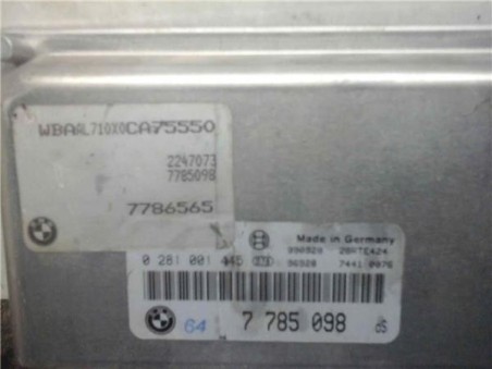 Centralita BMW Serie 3 Berlina  2 0 320d [2 0 Ltr  - 110 kW 16V Diesel CAT]