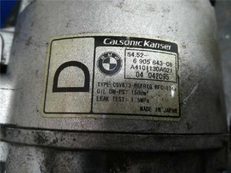 Compresor Aire Acondicionado BMW Serie 3 Berlina  2 0 320d Edition Advance [2 0 Ltr  - 110 kW 16V Diesel CAT]