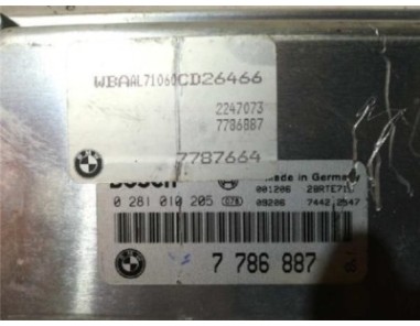 Centralita BMW Serie 3 Berlina  2 0 320d [2 0 Ltr  - 110 kW 16V Diesel CAT]