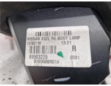 Piloto Porton Trasero Derecho Nissan Qashqai  1 5 Acenta [1 5 Ltr  - 78 kW dCi Turbodiesel CAT]