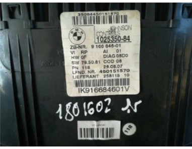 Cuadro Completo BMW Serie 3 Berlina  2 0 320d [2 0 Ltr  - 100 kW 16V Diesel CAT]