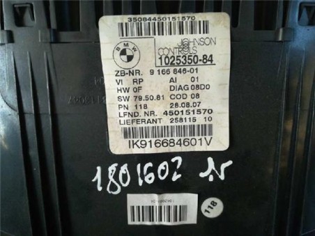 Cuadro Completo BMW Serie 3 Berlina  2 0 320d [2 0 Ltr  - 100 kW 16V Diesel CAT]