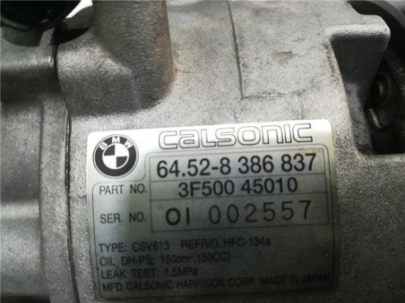 Compresor Aire Acondicionado BMW Serie 3 Berlina  2 0 320d [2 0 Ltr  - 100 kW 16V Diesel CAT]