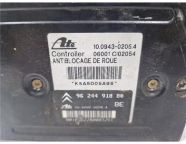 Nucleo Abs Citroen Xantia Berlina  2 1 Turbo D 12V