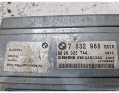 Centralita BMW Serie 3 Touring  2 0 320d [2 0 Ltr  - 110 kW 16V Diesel CAT]