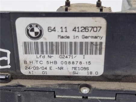 Mandos Climatizador BMW Serie 3 Touring  2 0 320d [2 0 Ltr  - 110 kW 16V Diesel CAT]