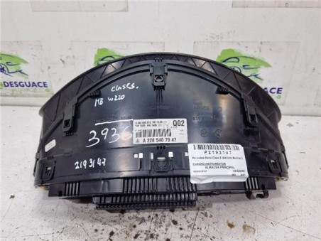 Cuadro Instrumentos Mercedes-Benz Clase S  Berlina  4 0 400 CDI  [4 0 Ltr  - 184 kW CDI 32V CAT]