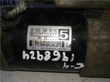 Motor Arranque Citroen C4 Berlina  1 6 HDi