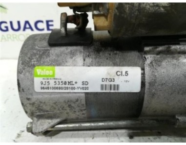 Motor Arranque Citroen C4 Berlina  1 6 HDi