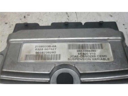 Centralita Suspension Citroen C6  2 7 V6 HDi FAP 