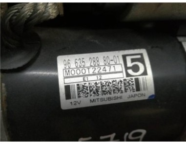 Motor Arranque Citroen C4 Berlina  1 6 HDi FAP 