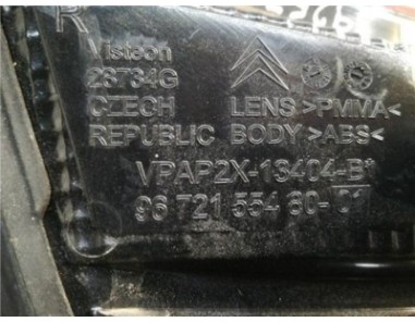 Piloto Porton Trasero Derecho Citroen C4 Berlina  1 6 HDi FAP 