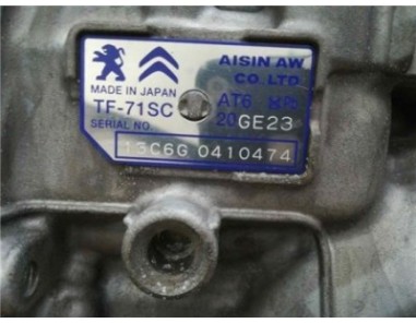 Caja Cambios Automatica Citroen C4 Picasso/Spacetourer  1 6 Intensive [1 6 Ltr  - 88 kW Blue-HDI FAP]