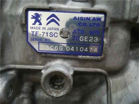 Caja Cambios Automatica Citroen C4 Picasso/Spacetourer  1 6 Intensive [1 6 Ltr  - 88 kW Blue-HDI FAP]