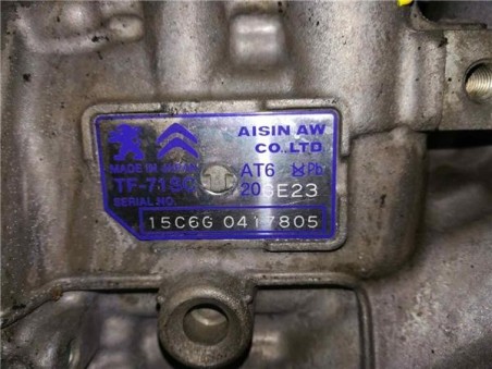 Caja Cambios Automatica Citroen C4 Picasso/Spacetourer  1 6 Intensive [1 6 Ltr  - 88 kW Blue-HDI FAP]