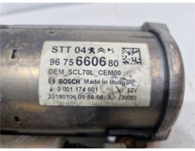 Motor Arranque Citroen C4 Picasso/Spacetourer  1 6 Intensive [1 6 Ltr  - 88 kW Blue-HDI FAP]