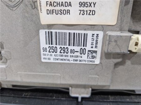 PANTALLA NAVEGADOR Citroen C4 Picasso/Spacetourer  1 6 Intensive [1 6 Ltr  - 88 kW Blue-HDI FAP]