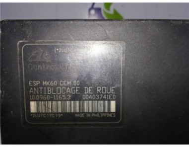 Nucleo Abs Citroen C5 Berlina  1 6 Attraction [1 6 Ltr  - 80 kW 16V HDi FAP]