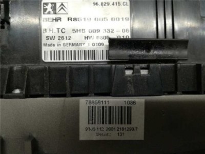 Mandos Climatizador Citroen C5 Tourer  2 0 HDi