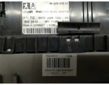 Mandos Climatizador Citroen C5 Tourer  2 0 HDi