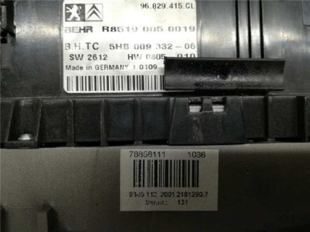 Mandos Climatizador Citroen C5 Tourer  2 0 HDi