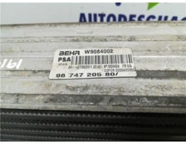 Intercooler Citroen C4 Picasso  2 0 SX [2 0 Ltr  - 110 kW HDi FAP]