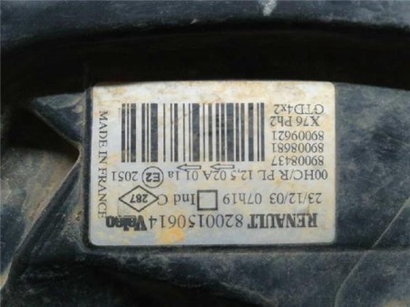 Faro Delantero Izquierdo Renault Kangoo I  1 5 Authentique [1 5 Ltr  - 48 kW dCi Diesel]
