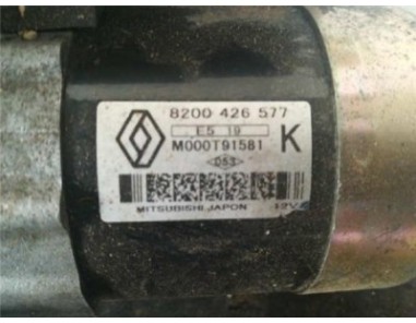 Motor Arranque Renault Kangoo I  1 5 Authentique [1 5 Ltr  - 48 kW dCi Diesel]