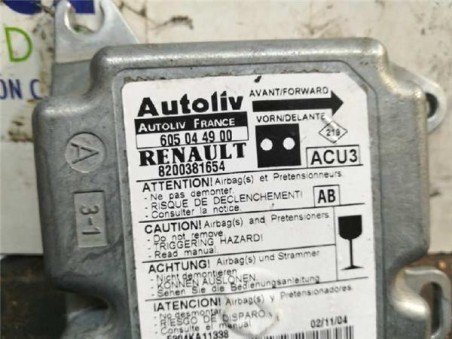 Centralita Airbag Renault Kangoo I  1 5 Authentique [1 5 Ltr  - 48 kW dCi Diesel]