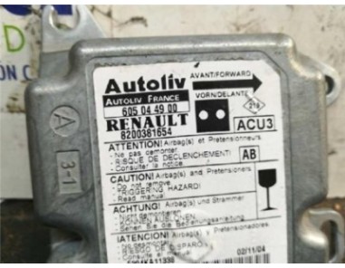 Centralita Airbag Renault Kangoo I  1 5 Authentique [1 5 Ltr  - 48 kW dCi Diesel]