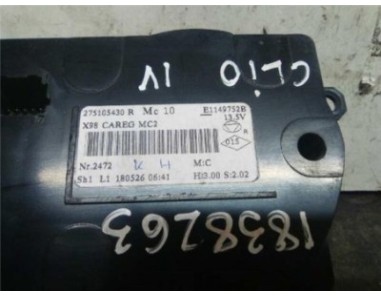 Mandos Climatizador Renault Clio IV  0 9 Business [0 9 Ltr  - 66 kW TCE Energy bivalent  Gasolina / GPL]